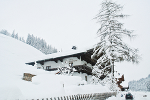 Unser Haus im Winter