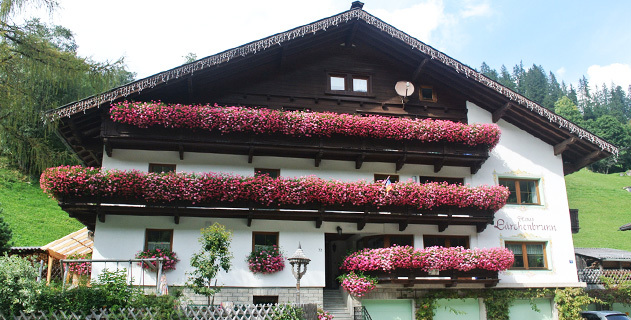 die Pension Lärchenbrunn in Gerlos